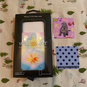 Wildflower iPhone 17 Pro Max Case (Pastel Plumeria)